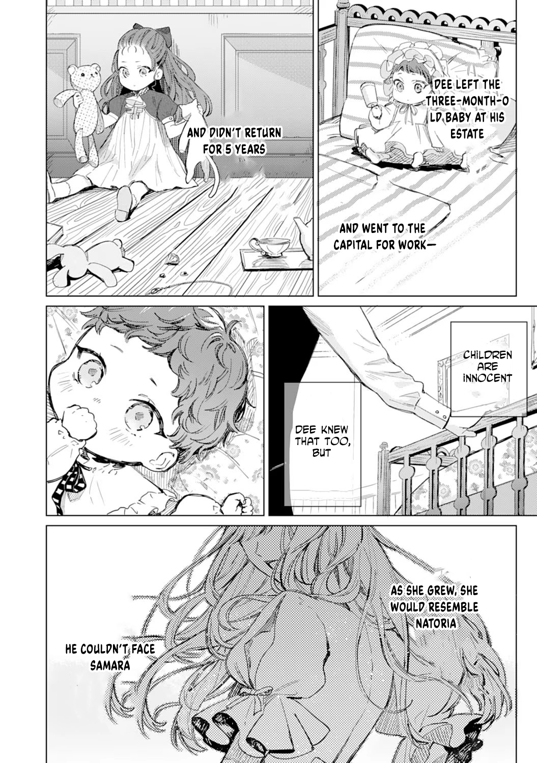 The Reincarnated Villainess Child Becomes the Scary Duke’s Beloved Daughter. Chapter 1 Page 14
